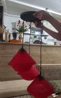 لوستر۳شاخه۳۵۰فروش فوری