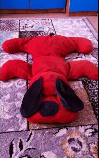 عروسک سگ بزرگ