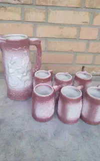 سرویس پارچ و ۶لیوان سرامیک سعدی کلکسیونی