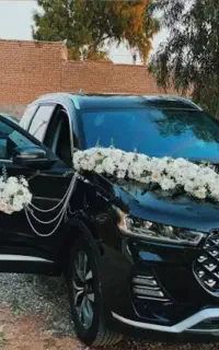اجاره وگل ارایی ماشین عروس ،دسته گل