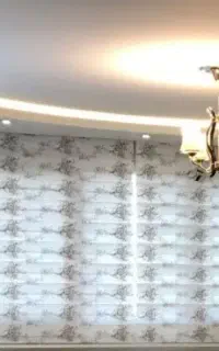 دوعدد پرده خانگی،اداری در حد نو با دکور کنار
