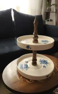 ظرف شیرینی دوطبقه