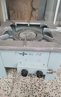 گاز دو شعله رویه چدن نو بدون کارکرد