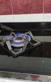 اجاق گاز 5شعله صفحه شیشه ای فندک سر خود