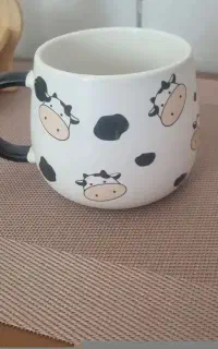 ماگ بزرگ طرح گاوی.  ماگ طرح پلنگی
