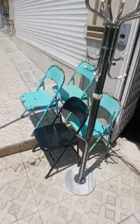 صندلی تاشو فلزی عتیغه خوراک کافه