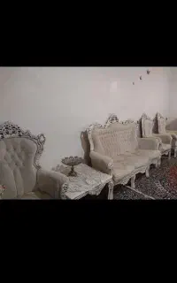 مبل ۹ نفره جنس بدنه چوب راش