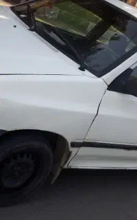 پراید سفید جلو عقب پلمپ
