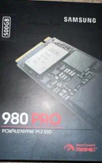 اس اس دی 980pro 500g سامسونگ آکبند
