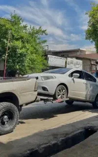 یدک کش امدادخودرو چرخگیربهنام شبانه روزی