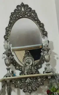 آینه شمعدان جنس آلیاژی