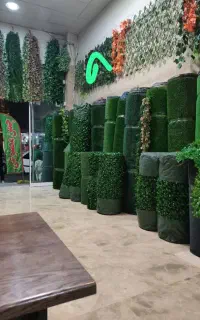 دکوراسیون ویلا باغ چمن فنس انواع درختچه گرین وال