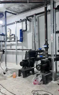 اجرای استخر جکوزی موتور خونه کاملا حرفه ای