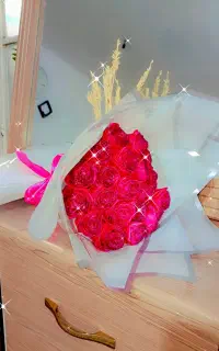 گل روبانی پارچه ای