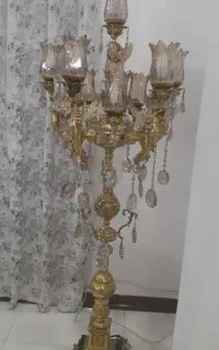 لوستر کنارسالنی برنجی