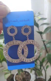 گوشواره ی شیک جواهری