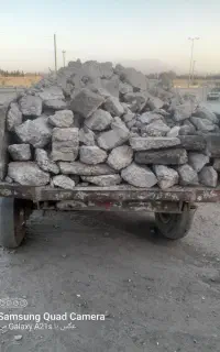 حمل وبارنخاله ساختمانی با تراکتور