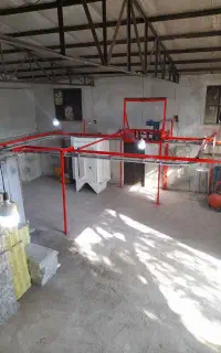 دستگاه رنگ پودری کانوایر (در حد نو)