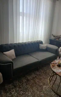 مبل چستر تخواب شو در حد نو مناسب جهیزیه