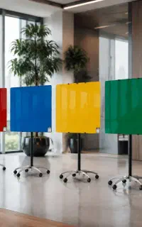 تخته وایت بردشیشه ای80در110اکادمیک120،100و180لمینت