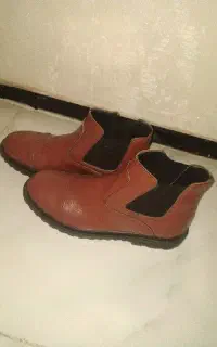 کفش نیم بوت مردانه چرم