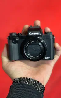 دوربین کنون G5x در حد تست