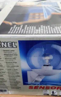 چراغ سنسوردار دیواری آلمانی و پنل ۶ وات مربع
