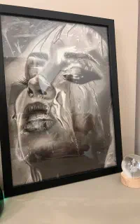 نقاشی سیاه قلم