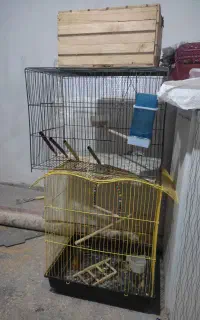 فروش یا معاوضه دو عدد قفس پرنده