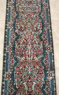کناره قالی پر تراکم و نقش