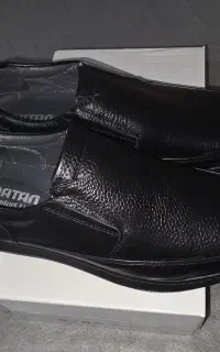 کفش اداری چرمی مردانه پاتن مدل ساتیا بی بند