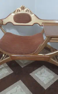 میز تلفن چوبی