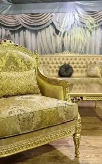 مبل تمام چوب کاجی زرین چوب