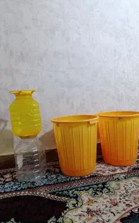 ۲عدد سطل حبوبات برای فروش
