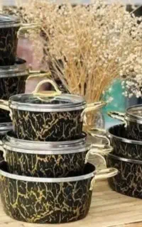 سرویس قابلمه ۱۴پارچه ماربل