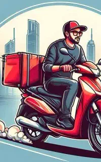 استخدام پیک موتوری