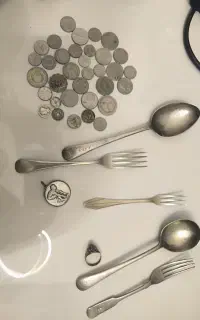 400 گرم نقره قدیمی