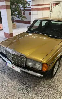 بنز W123طلایی متالیک