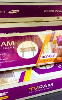 فروش پایه دیواری تلویزیون TVRAM ثابت متحرک