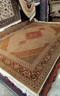 2عدد6متری دستبافت خوی گل ابریشم 50رج