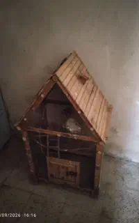 قفس چوبی پرندگان