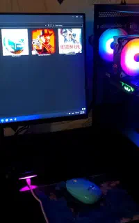 کیس گیمینگ i5 نسل11،گرافیکRX 5700XT RGB،با مانیتور