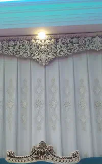 فروش پرده پذیرایی همراه باکتیبه
