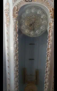 ساعت ایستاده چوبی