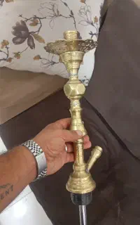 قلیون .تنه . برنجی