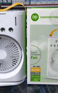کولر آبی رومیزی و پنکه شارژی برند DP مدل DP-7684