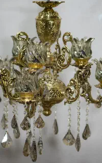 لوستر ۶ شعله ، آویز لوستر کلاسیک