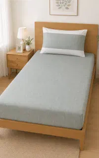 ملحفه روتشک تخت یک نفره آماده