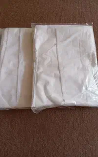 دو جفت رو بالشی نو آک آکبند دوخته شده پاکتی