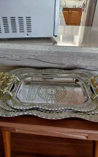 ۳عدد سینی استیل